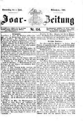 Isar-Zeitung (Bayerische Landbötin) Donnerstag 5. Juni 1862