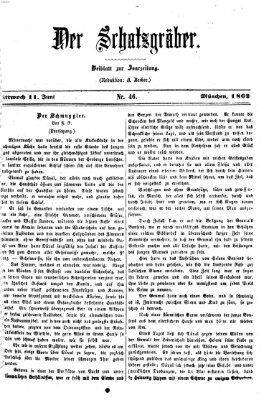 Der Schatzgräber (Bayerische Landbötin) Mittwoch 11. Juni 1862
