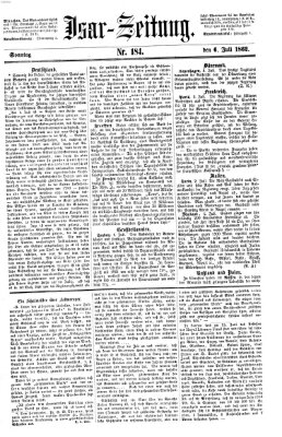 Isar-Zeitung (Bayerische Landbötin) Sonntag 6. Juli 1862