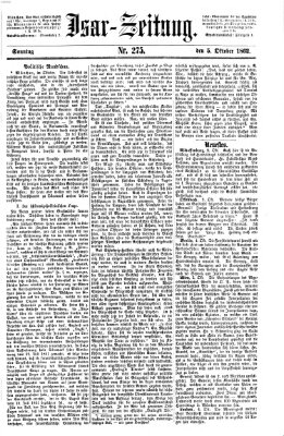 Isar-Zeitung (Bayerische Landbötin) Sonntag 5. Oktober 1862