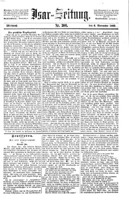 Isar-Zeitung (Bayerische Landbötin) Mittwoch 5. November 1862