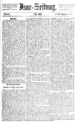 Isar-Zeitung (Bayerische Landbötin) Sonntag 28. Dezember 1862