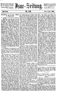 Isar-Zeitung (Bayerische Landbötin) Mittwoch 8. Juli 1863