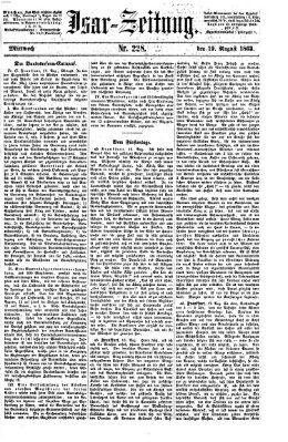 Isar-Zeitung (Bayerische Landbötin) Mittwoch 19. August 1863