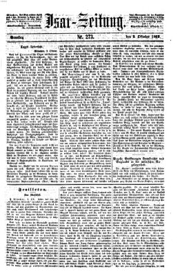 Isar-Zeitung (Bayerische Landbötin) Samstag 3. Oktober 1863