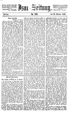 Isar-Zeitung (Bayerische Landbötin) Freitag 23. Oktober 1863