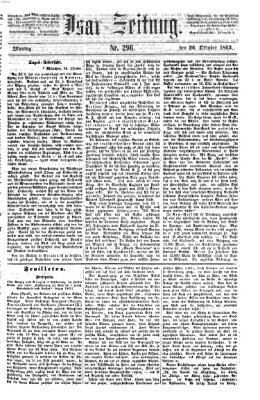 Isar-Zeitung (Bayerische Landbötin) Montag 26. Oktober 1863