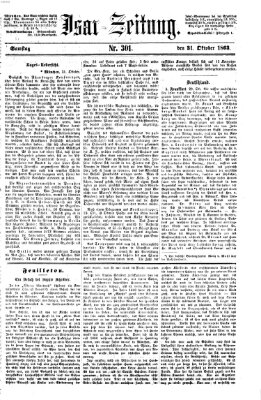 Isar-Zeitung (Bayerische Landbötin) Samstag 31. Oktober 1863