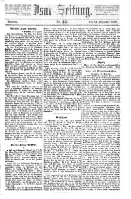 Isar-Zeitung (Bayerische Landbötin) Sonntag 13. Dezember 1863