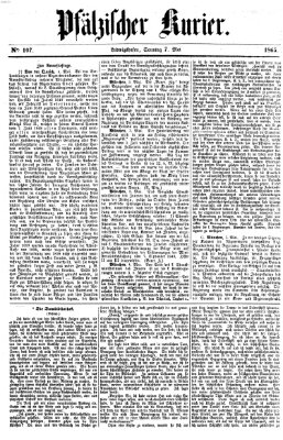 Pfälzischer Kurier Sonntag 7. Mai 1865