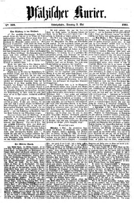 Pfälzischer Kurier Dienstag 9. Mai 1865