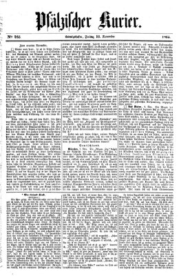 Pfälzischer Kurier Freitag 10. November 1865