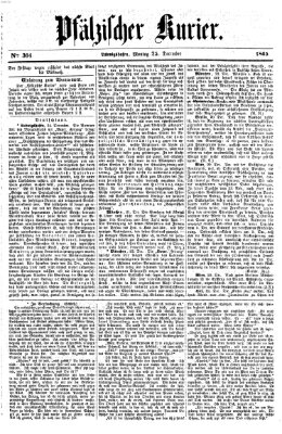 Pfälzischer Kurier Montag 25. Dezember 1865