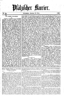 Pfälzischer Kurier Samstag 10. März 1866