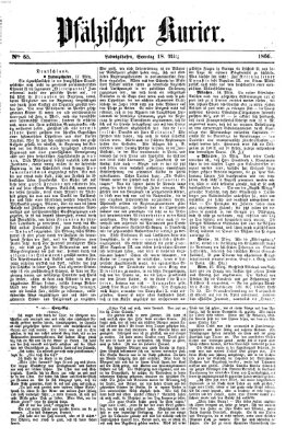 Pfälzischer Kurier Sonntag 18. März 1866