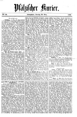 Pfälzischer Kurier Dienstag 20. März 1866