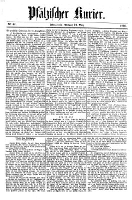 Pfälzischer Kurier Mittwoch 21. März 1866