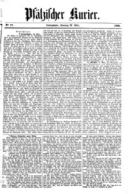 Pfälzischer Kurier Dienstag 27. März 1866