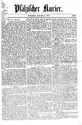 Pfälzischer Kurier Donnerstag 5. April 1866