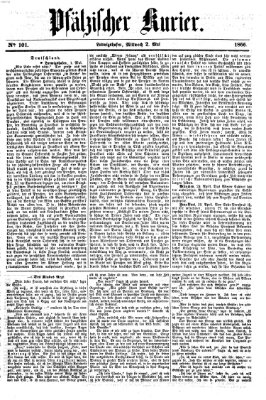 Pfälzischer Kurier Mittwoch 2. Mai 1866