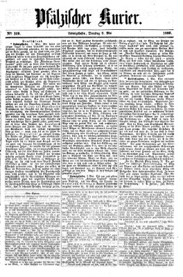 Pfälzischer Kurier Dienstag 8. Mai 1866