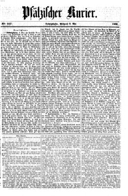 Pfälzischer Kurier Mittwoch 9. Mai 1866