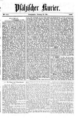 Pfälzischer Kurier Dienstag 15. Mai 1866