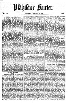 Pfälzischer Kurier Donnerstag 17. Mai 1866