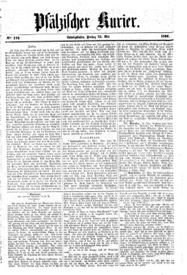 Pfälzischer Kurier Freitag 25. Mai 1866