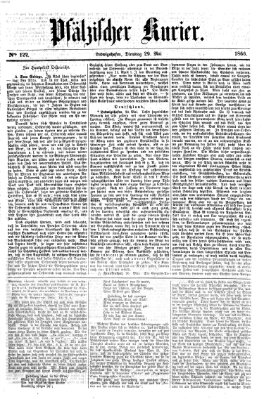 Pfälzischer Kurier Dienstag 29. Mai 1866