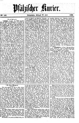 Pfälzischer Kurier Mittwoch 20. Juni 1866