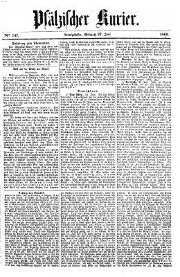 Pfälzischer Kurier Mittwoch 27. Juni 1866