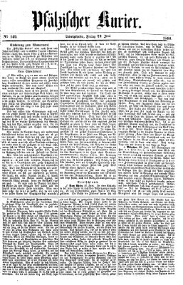 Pfälzischer Kurier Freitag 29. Juni 1866