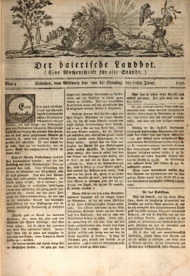 Der baierische Landbot Donnerstag 7. Januar 1790