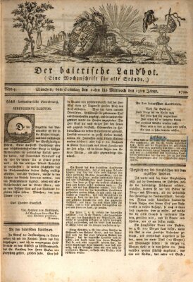 Der baierische Landbot Sonntag 10. Januar 1790