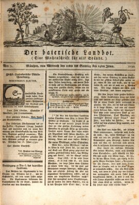 Der baierische Landbot Donnerstag 21. Januar 1790