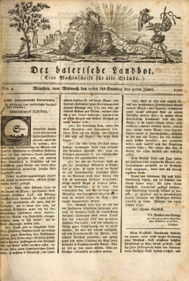 Der baierische Landbot Sonntag 31. Januar 1790