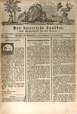 Der baierische Landbot Sonntag 7. Februar 1790