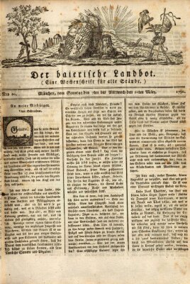 Der baierische Landbot Sonntag 7. März 1790