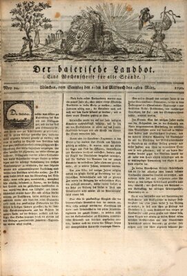 Der baierische Landbot Sonntag 21. März 1790