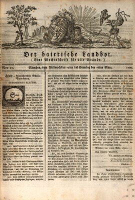 Der baierische Landbot Sonntag 28. März 1790