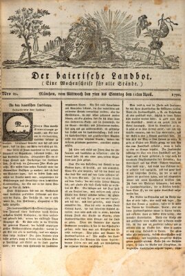 Der baierische Landbot Sonntag 11. April 1790