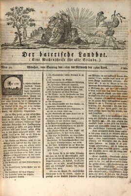 Der baierische Landbot Montag 12. April 1790