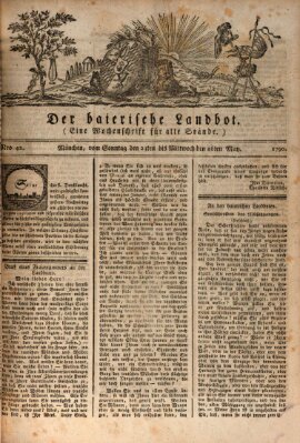 Der baierische Landbot Dienstag 25. Mai 1790