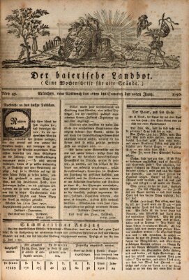 Der baierische Landbot Mittwoch 16. Juni 1790