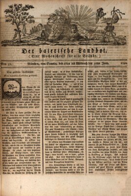 Der baierische Landbot Sonntag 27. Juni 1790