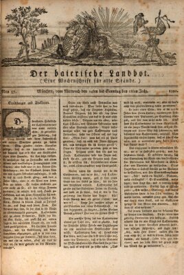 Der baierische Landbot Sonntag 18. Juli 1790