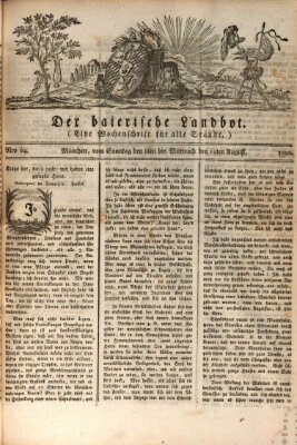 Der baierische Landbot Sonntag 8. August 1790