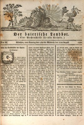 Der baierische Landbot Dienstag 17. August 1790