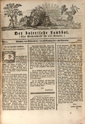 Der baierische Landbot Samstag 13. November 1790